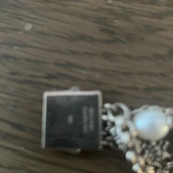 Michael Dawkins 925 Sterling Silver and Pearl Bracelet 8 inches - Picture 5 of 5